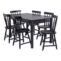 Mesa de Jantar com 6 Cadeiras Modelo JA-225 Ditália