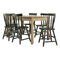 Conjunto JA-225: Mesa de Jantar Ditália e 6 Cadeiras