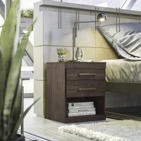 Mesa de Cabeceira Havana Plus 2 Gavetas Santos Andirá
