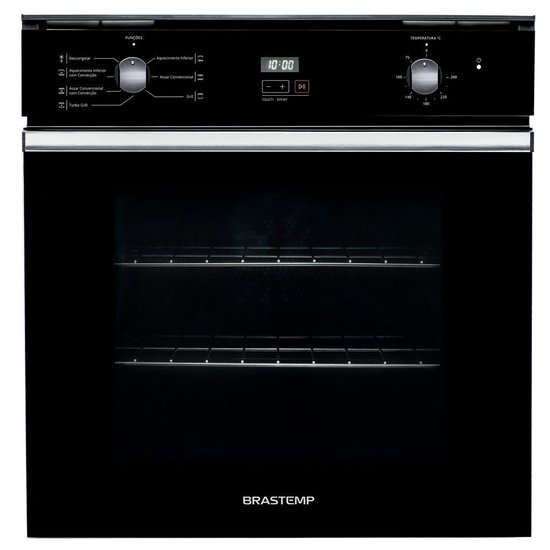 Forno Elétrico de Embutir Brastemp Preto 84 Litros