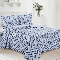 Colcha Cobre Leito Casal 3 Peças Dupla Face Estampada Camesa Dumas