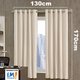 Cortina Corta Luz Blackout com Ilhós PVC Emcompre Bella Janela Bege