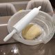Rolo de Abrir Massa 39cm Maciço Plástico Para Cozinha Macarrão Pizza Profissional