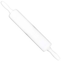 Rolo de Abrir Massa 39cm Maciço Plástico Para Cozinha Macarrão Pizza Profissional