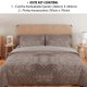 Kit Colcha Queen Cobre Leito 3 Peças Ultrasonic Aveludado C/ Porta Travesseiros Dupla Face 260X240cm BF Colchões Marrom