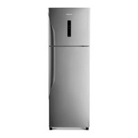 Refrigerador Panasonic 387 Litros 2 Portas com Freezer em Cima Aço Escovado BT41PD1XA 110V