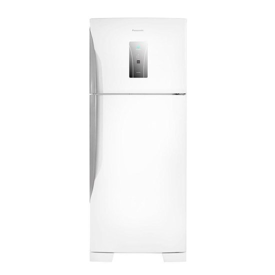 Refrigerador Panasonic 435 Litros 2 Portas com Freezer em Cima Branco BT50BD3W 220V