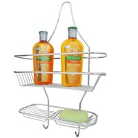 Suporte Shampoo E Porta Sabonete De Banheiro Aço