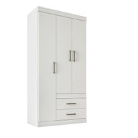 Guarda Roupa Solteiro com 3 Portas 2 Gavetas Star Santos Andirá