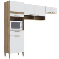 Cozinha Compacta 3 Pecas 6 Portas Heritage Havana Atacama/Branco