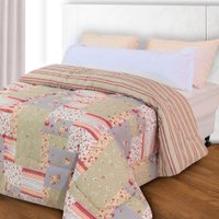 Edredom Casal Antialérgico Dupla Face Estampado 215x190cm PATCHWORK