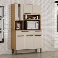 Armário de Cozinha 6 Portas 2 Gavetas Turim Sallêto Móveis
