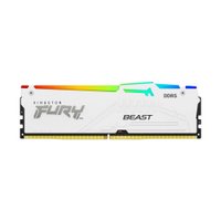 Memória 16GB DDR5 5600 Kingston Fury Beats CL40 RGB White KF556C40BWA16