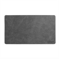 Mouse Pad/Desk Pad Elements em Couro Cinza 70x40cm