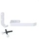 Kit Acessórios Para Banheiro Branco 5 Peças