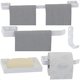 Kit Acessórios Para Banheiro Branco 5 Peças