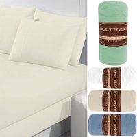 Lençol King Avulso de Malha 100 Algodão com Elástico Buettner - VERDE
