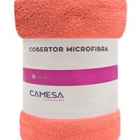 Manta Cobertor Casal 180x220cm Microfibra Soft Macia Camesa Telha