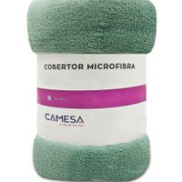 Manta Cobertor Casal 180x220cm Microfibra Soft Macia Camesa - Piscina