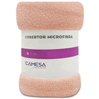 Manta Cobertor Casal 180x220cm Microfibra Soft Macia Camesa - ROSA