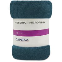 Manta Cobertor Casal 180x220cm Microfibra Soft Macia Camesa - MARINHO