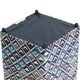 Puff Quadrado 45cm Decorativo Estampado Bf Colchões -AZUL