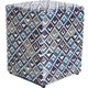 Puff Quadrado 45cm Decorativo Estampado Bf Colchões -AZUL