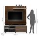 Estante Home Star Para TV Até 60 Polegadas 1 Porta Chocolate/Off White Valdemóveis