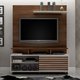 Estante Home Star Para TV Até 60 Polegadas 1 Porta Chocolate/Off White Valdemóveis