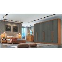 Guarda Roupa 6 Portas 6 Gavetas Robust Novo Horizonte