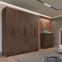 Guarda Roupa Casal 6 Portas 4 Gavetas Sevilha Prime Móveis Imop