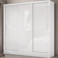 Guarda-Roupa Dubai Sem Espelho Branco Carioca Móveis