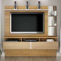 Painel para TV Miami Cinamomo E Off White Até 65 Polegadas Com 2 Portas ValdeMóveis