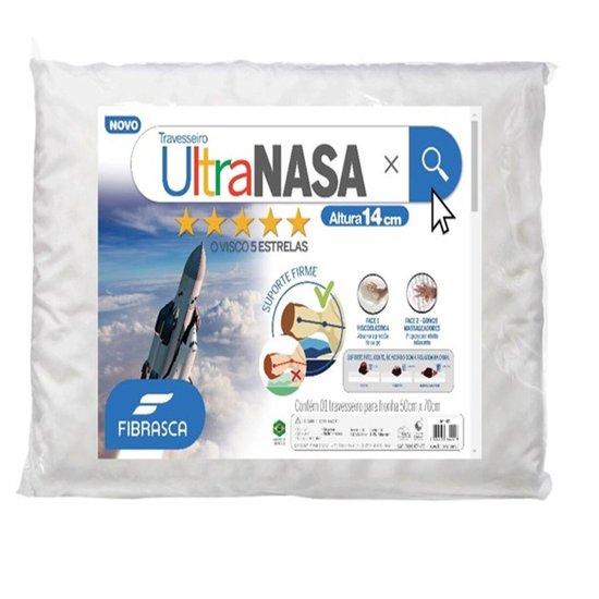 Travesseiro Ultra Nasa 100poliéster Fribrasca