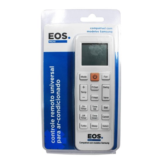 Controle Remoto Universal EOS para Ar Condicionado Split SAMSUNG