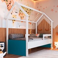 Cama Infantil Montessoriana Azul CCM010AVAS