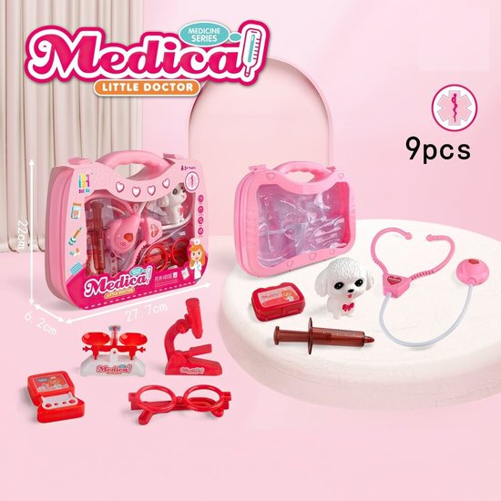 Maleta Kit Veterinario Workshop Jr Multikids - BR2007