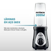 Liquidificador Mondial Personal Blender 300W Preto