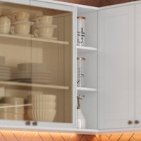 Nicho Aéreo MDF Branco 20cm Carraro Nicho Aéreo MDF Branco 20cm Carraro