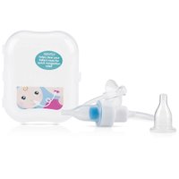 Aspirador Nasal Bebê com Filtro Estojo Nûby Sugador Limpador Higiene Infantil Transparente