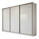 Guarda Roupa Casal Branco em MDF Lopas Spazio
