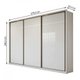 Guarda Roupa Casal Branco em MDF Lopas Spazio