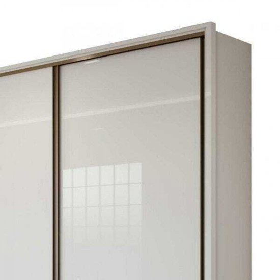 Guarda Roupa Casal Branco em MDF Lopas Spazio