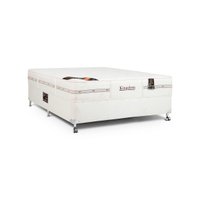Cama Box + Colchão Castor Casal Kingdom Aloe Vera Double Face Pocket 138x188x59cm
