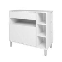 Balcão em MDP com 2 Portas 1 Gaveta e 3 Nichos BRV Móveis