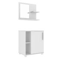 Conjunto para Banheiro em MDP com 1 Porta e 1 Espelho BRV Móveis