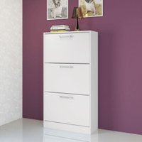 Sapateira Plus 3 Portas Santos Andirá Branco