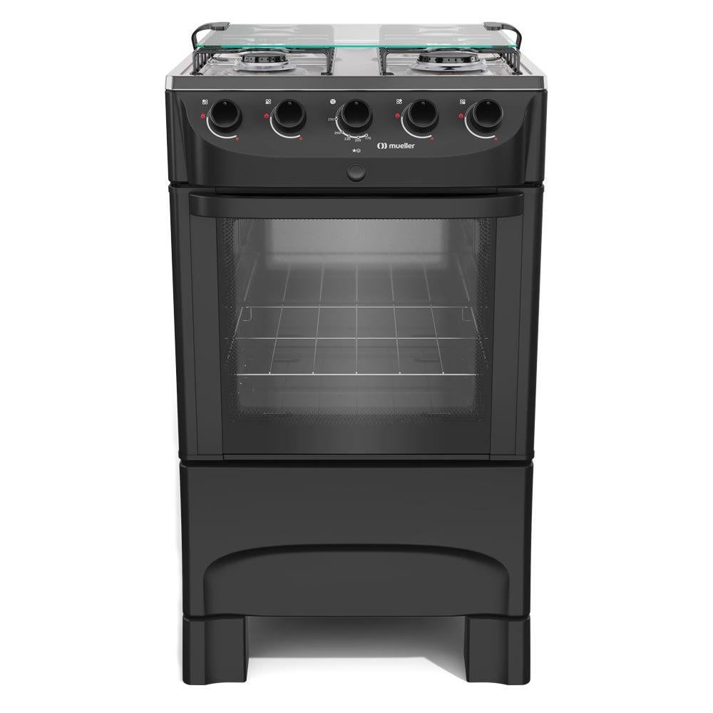 Fogão 4 Bocas Mueller Mfi4bb Preto - Bivolt - 610000816