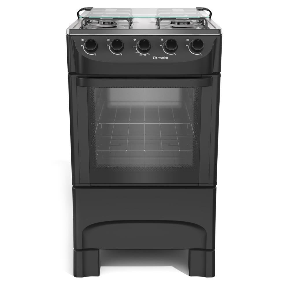 Fogão 4 Bocas Mueller Mfi4ba Preto – Bivolt – 610000811