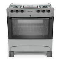 Fogão Mueller 5 bocas Titânio com acendimento automático MFI5BB